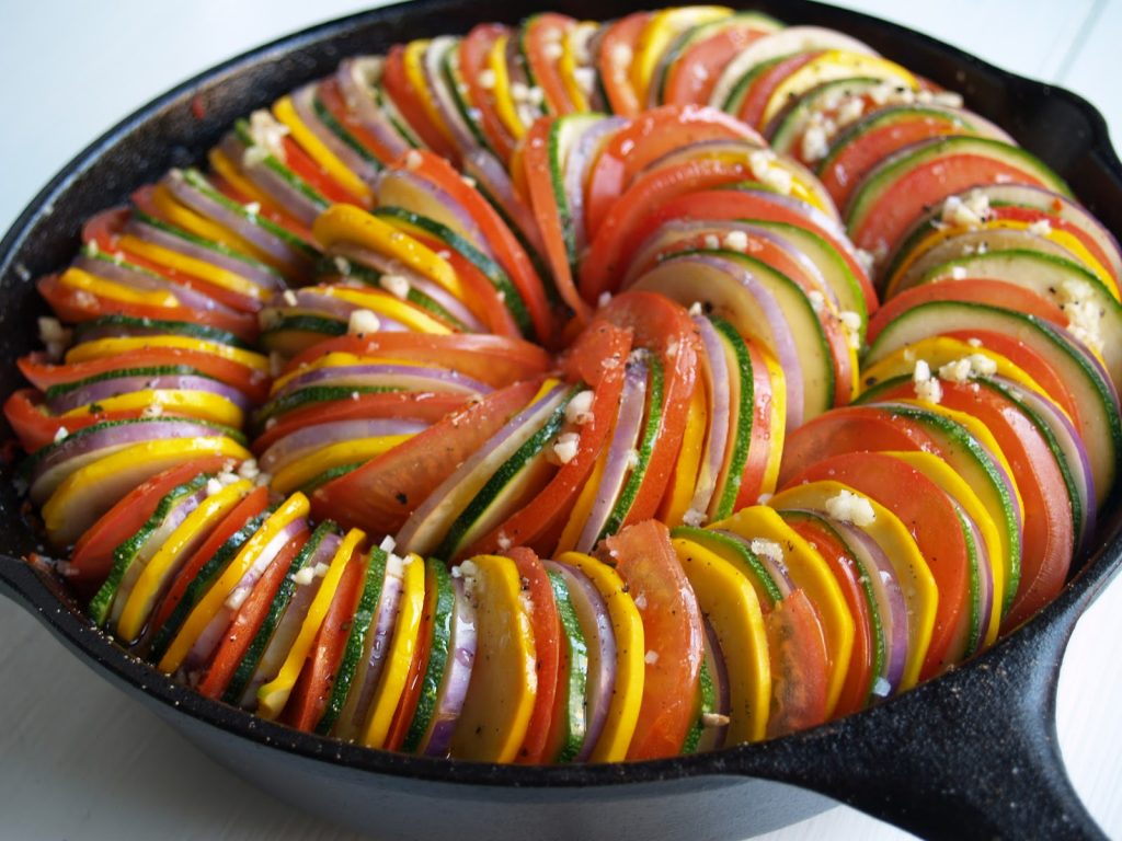 Dive in to a dish of world-famous ratatouille